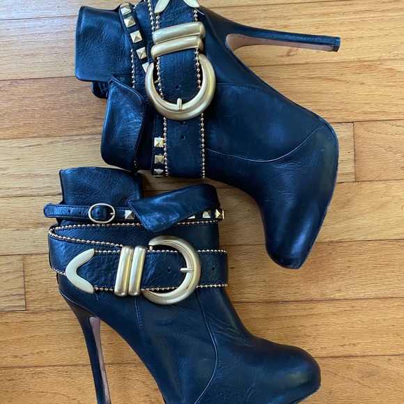 Dolce Vita Braxton Booties with Studded Straps - Picture 3 of 7